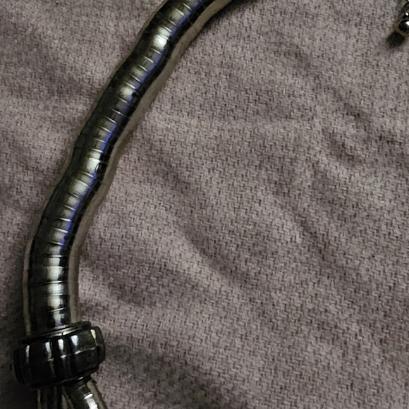 Stacked Coil Necklace Snake Chain - Picture 4 of 8